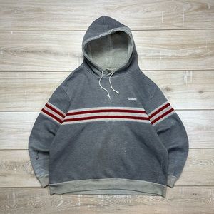 Vintage 90s Two Toned Wilson hoodie size M